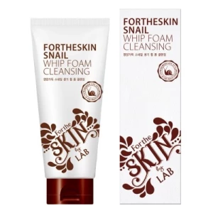 Изображение товара -  Пенка для умывания с муцином улитки Fortheskin Snail Whip Foam Cleansing, 180 мл (8809598150102)