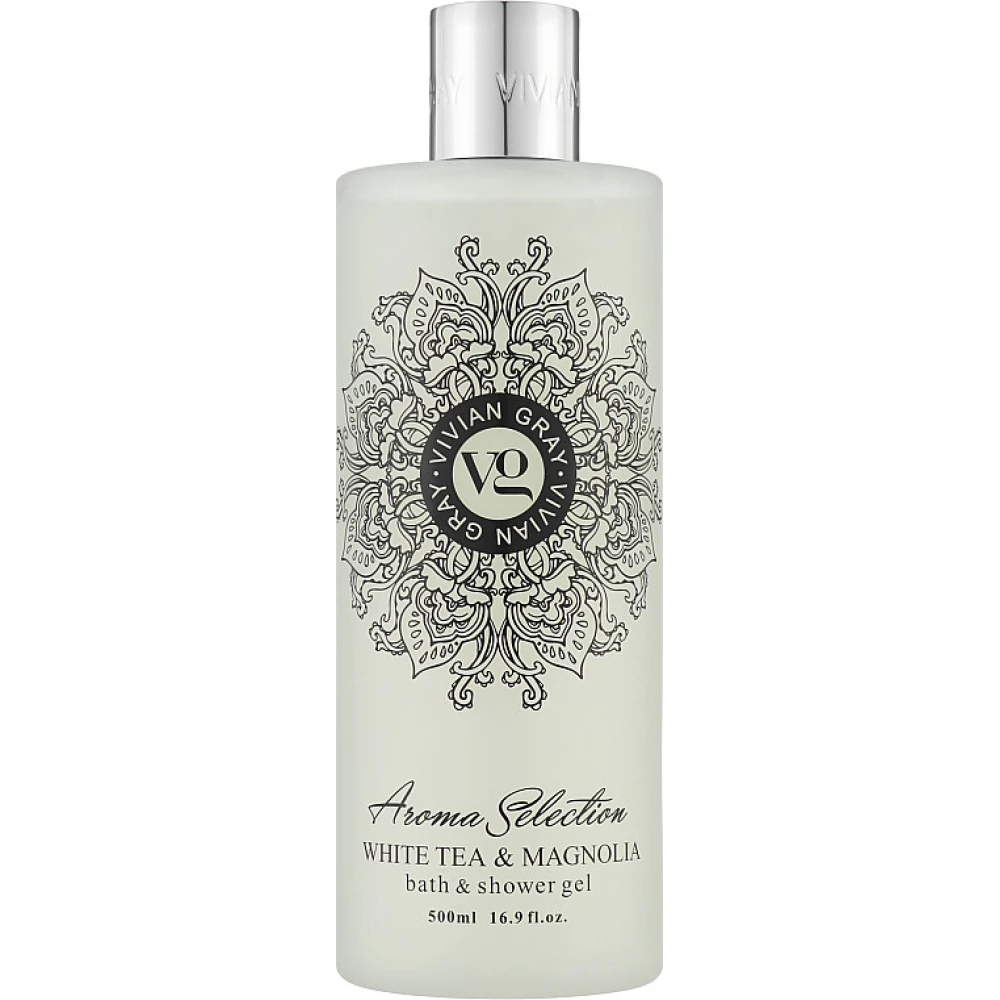 Гель для душу з білим чаєм і магнолією Vivian Gray, 500 мл (4250120720173)