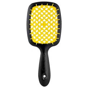 Изображение товара - Щетка для волос черно-желтая Janeke Superbrush 71SP226 GIA , 1 шт (8006060573166)