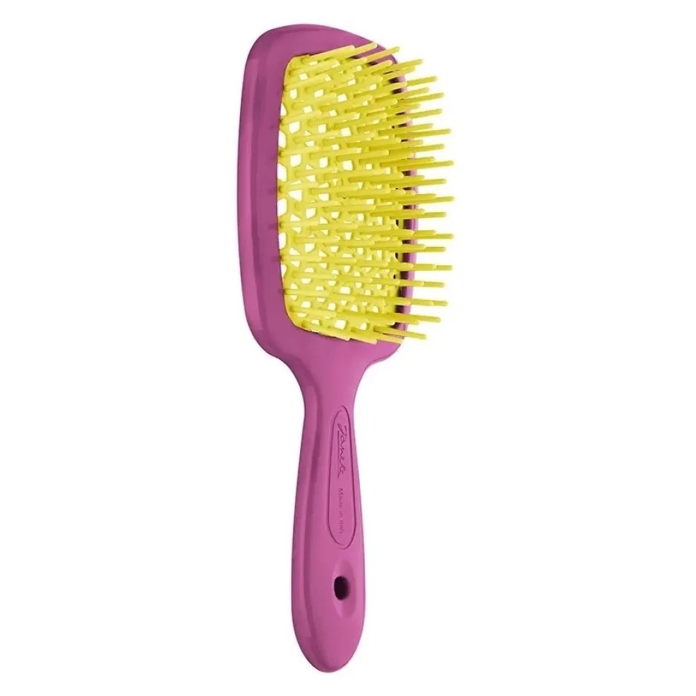 Щетка для волос розово-желтая Janeke Superbrush 86SP226 FY , 1 шт (8006060637943)