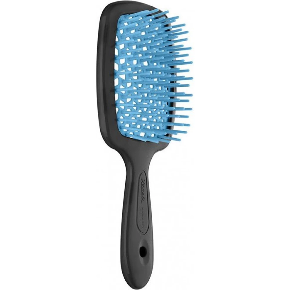 Щетка для волос черно-синяя Janeke Superbrush Small 71SP234 TSE , 1 шт (8006060776215)