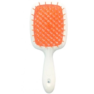 Изображение товара - Щетка для волос бело-оранжевая Janeke Superbrush SP226BIA FFL , 1 шт (8006060599616)