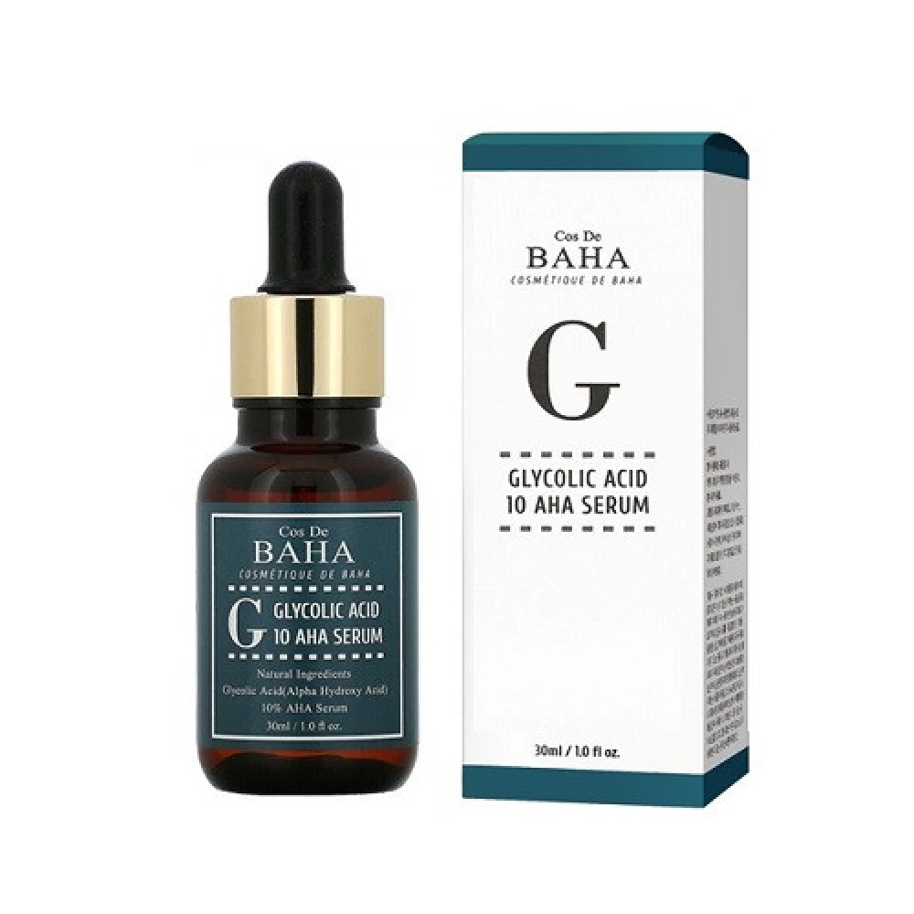 Сыворотка с гликолевой кислотой для лица Cos De BAHA Glycolic Serum , 30 мл (8809240317839)