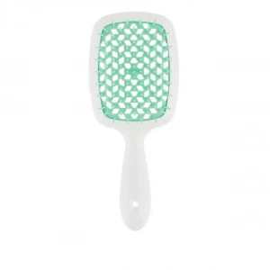 Изображение товара -  Щетка для волос бело-бирюзовая Janeke Superbrush 94SP226COM , 1 шт (8006060452133)