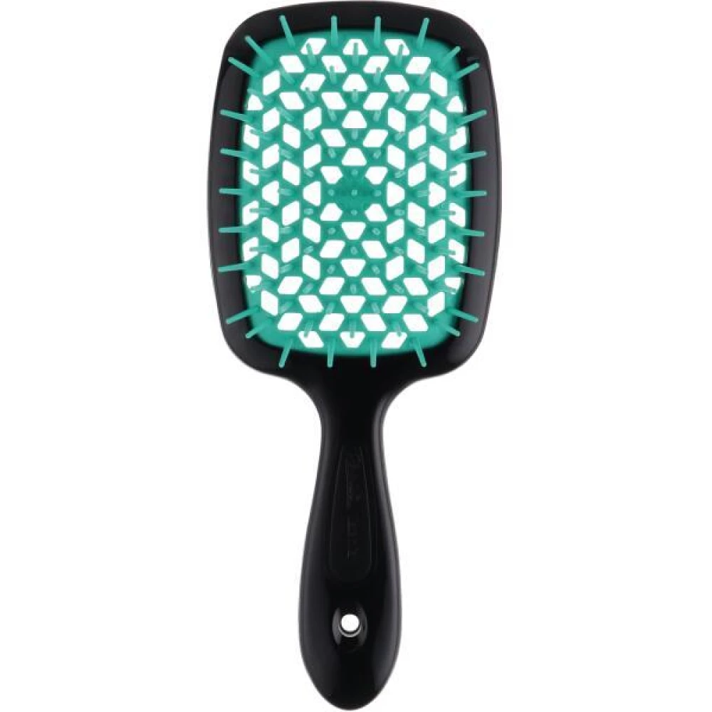 Щетка для волос черно-бирюзовая Janeke Superbrush 93SP226 COM , 1 шт (8006060891239)