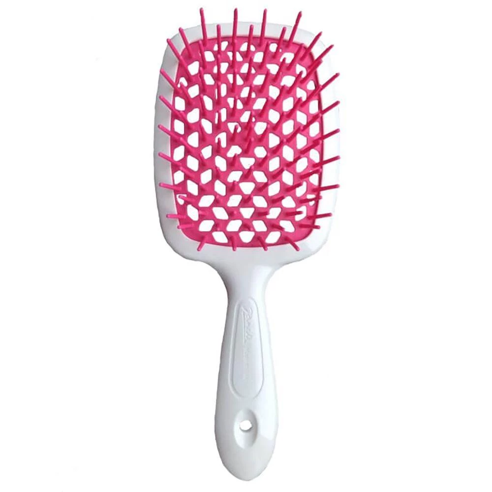 Щетка для волос белая фуксия Janeke Superbrush Small 56SP234 FUX, 1 шт (8006060650164)