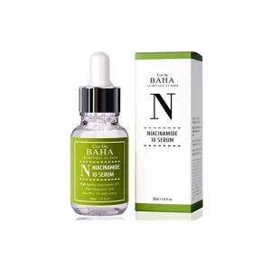 Изображение товара -  Сыворотка с ниацинамидом и цинком 10% Niacinamide Serum with Zinc 10% Cos De BAHA VA, 30 мл (8809240317853)