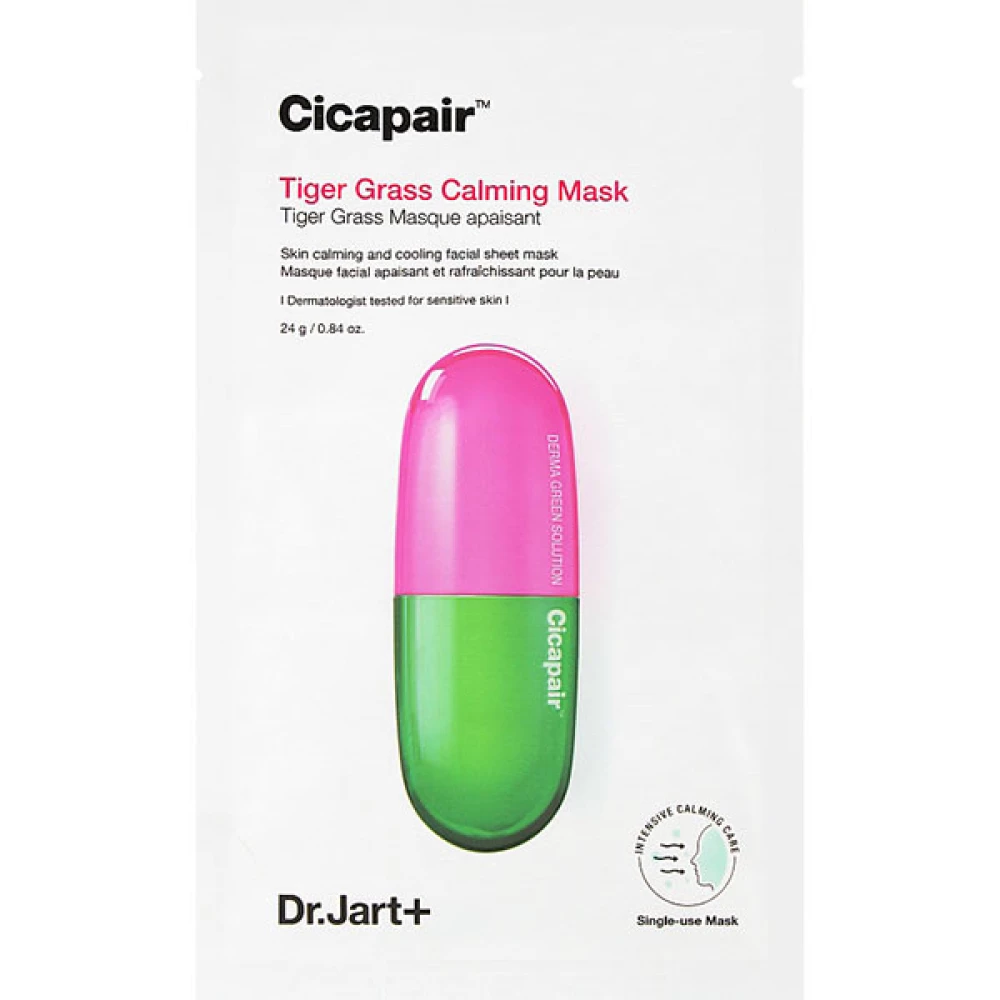 Заспокійлива маска з центеллою Dr.Jart+ Cicapair Calming Mask, 24 г (8809642715257)