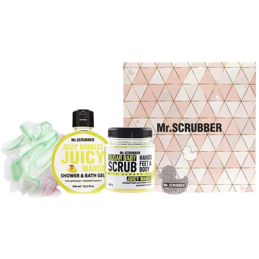 Набор Mr. Scrubber Juicy Mango, 3 шт (4820200378046)