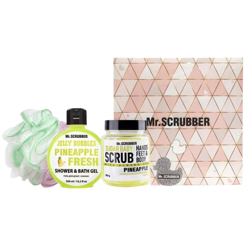 Набор Mr. Scrubber Pineapple, 3 шт (4820200378015)
