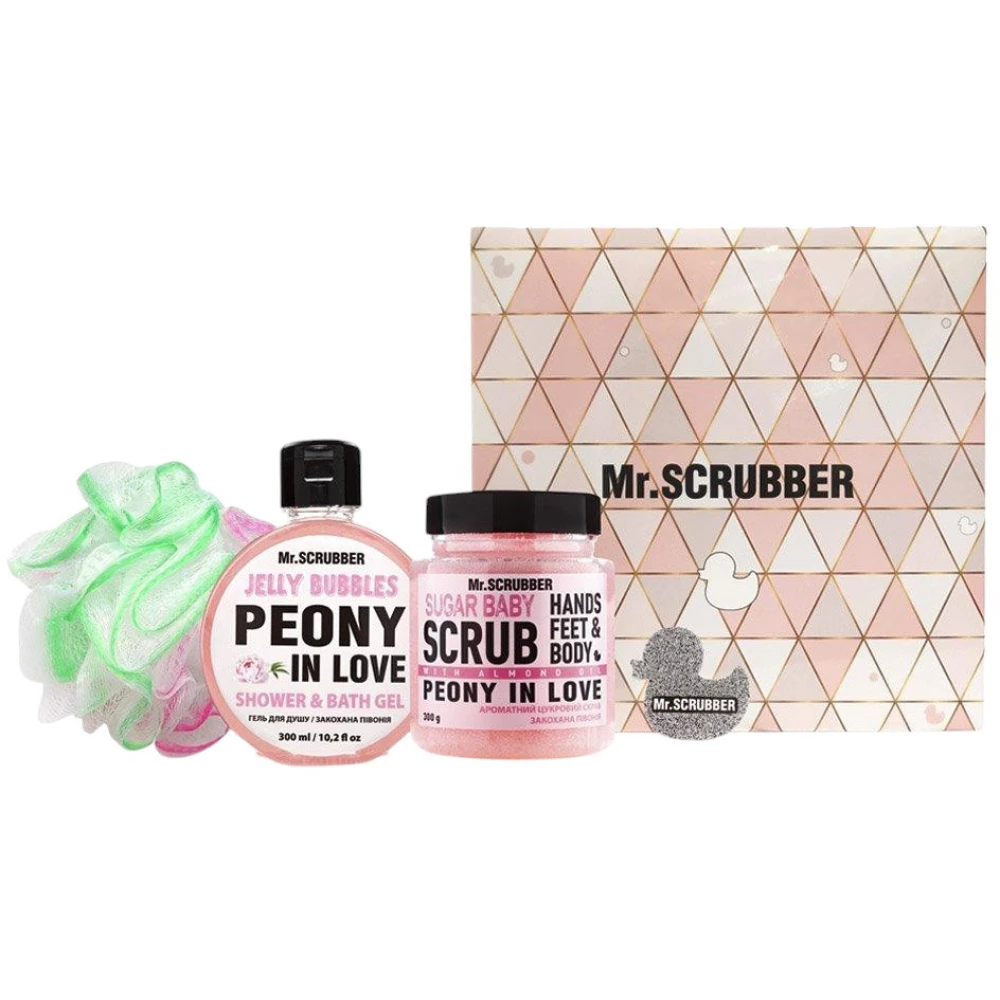 Набор Mr. Scrubber Peony in Love, 3 шт (4820200377612)