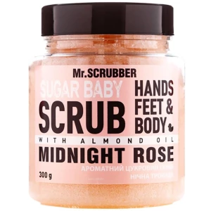 Изображение товара -  Сахарный скраб для тела Mr. Scrubber Sugar Baby Midnight Rose, 300 г (4820200231730)