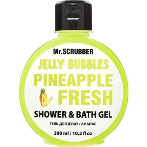 Изображение товара -  Гель для душа Mr. Scrubber Jelly Bubbles Pineapple, 300 мл (4820200230825)