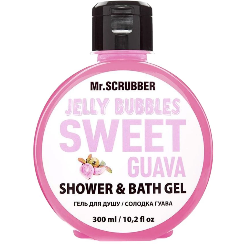 Гель для душа Mr. Scrubber Jelly Bubbles Sweet Guava, 300 мл (4820200230443)