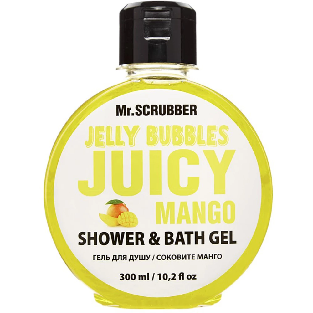 Гель для душа Mr. Scrubber Jelly Bubbles Juicy Mango, 300 мл (4820200230665)