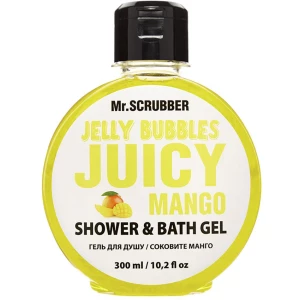 Изображение товара -  Гель для душа Mr. Scrubber Jelly Bubbles Juicy Mango, 300 мл (4820200230665)