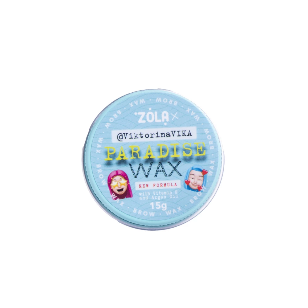 Воск для бровей Zola Viktorina Vika Paradise Wax с витамином Е и аргановым маслом, 15 г (4820227160525)