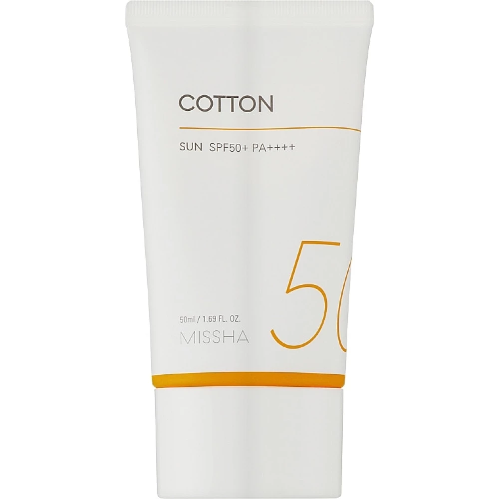 Солнцезащитный крем Missha All Around Safe Block Cotton Sun SPF 50+ PA++++, 50 мл (8809747942138)