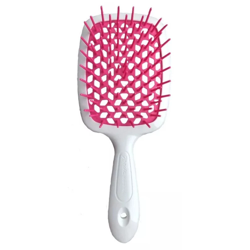 Біло-малинова щітка для волосся Janeke Superbrush Small 56SP234FFL, 1 шт (8006060117421)