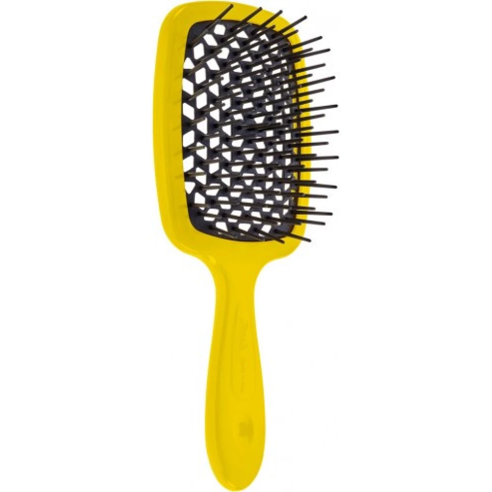 Жовто-чорна щітка для волосся Janeke Superbrush 72SP226GIA, 1 шт (8006060657910)