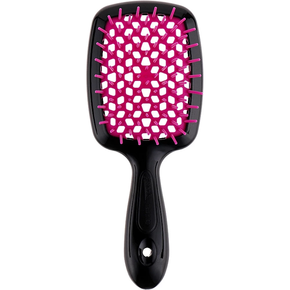 Черно-малиновая щетка для волос Janeke Superbrush Small 71SP234FFL, 1 шт (8006060353249)