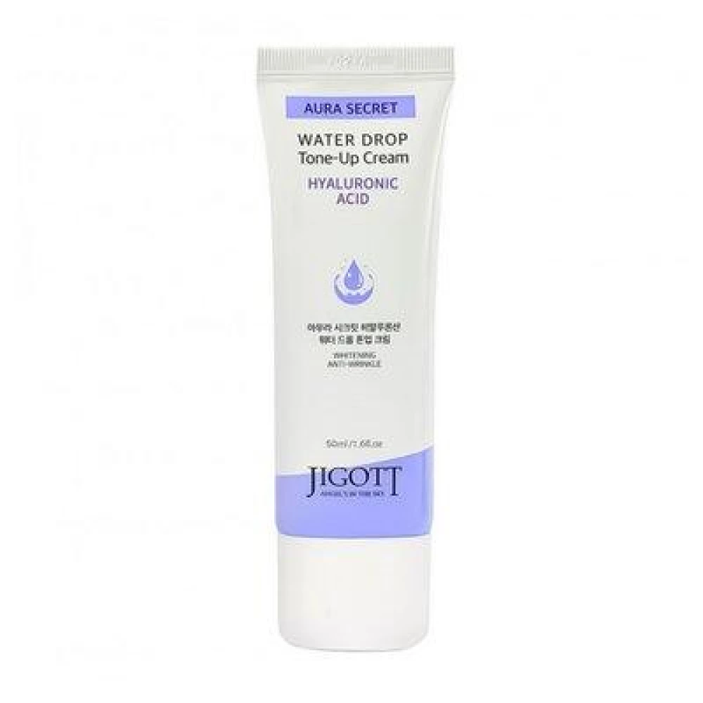 Увлажняющий крем для лица с гиалуроновой кислотой JIGOTT Aura Secret Hyaluronic Acid Water Drop Tone Up Cream,