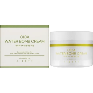 Изображение товара - Увлажняющий крем для лица с центеллой JIGOTT Cica Water Bomb Cream, 150 мл (8809541282850)
