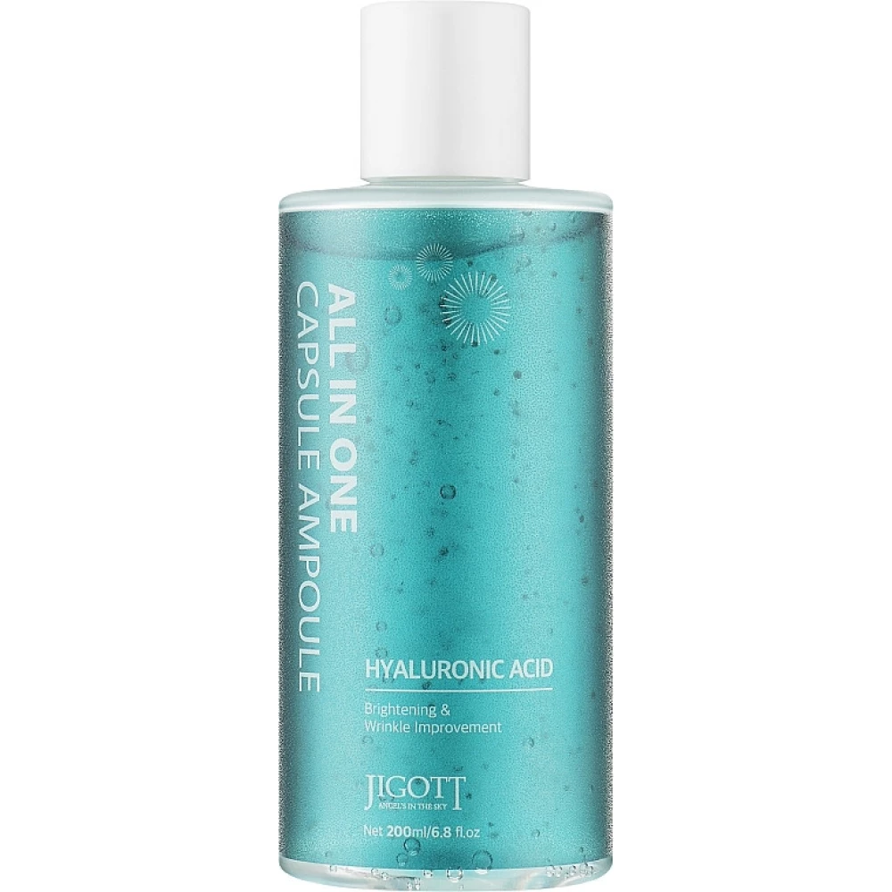 Капсульная сыворотка с гиалуроновой кислотой JIGOTT All-In-One Hyaluronic Acid Capsule Ampoule, 200 мл