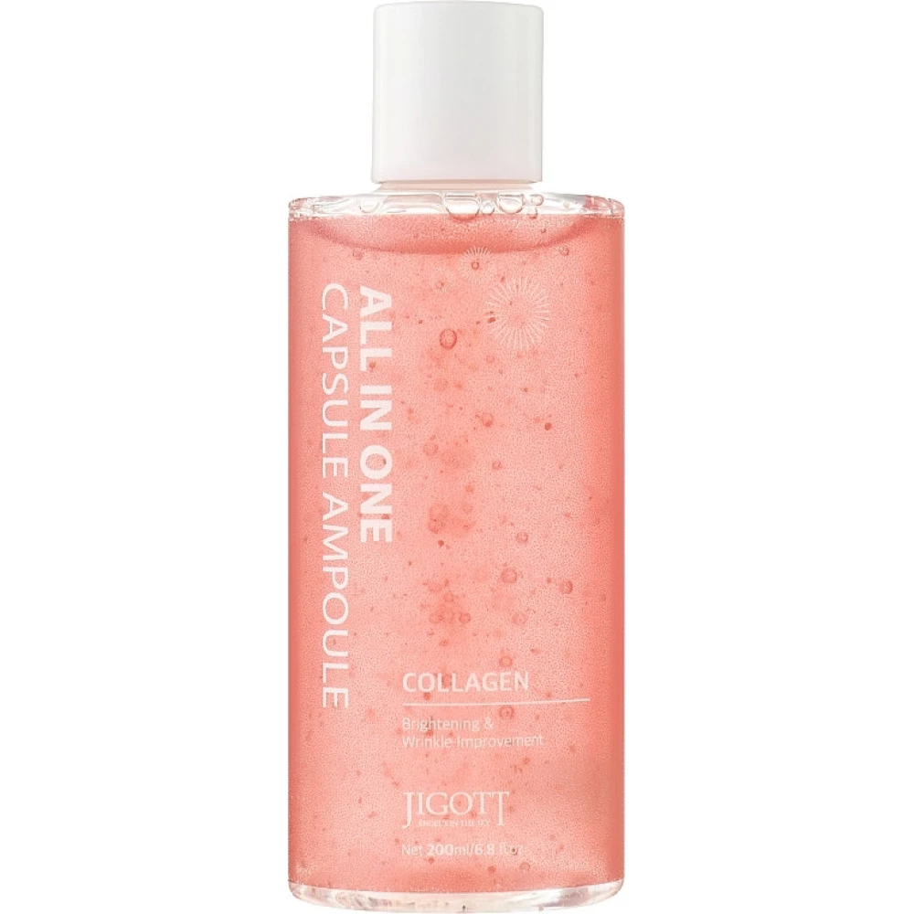 Капсульная сыворотка с коллагеном JIGOTT All-In-One Collagen Capsule Ampoule, 200 мл (8809541282553)