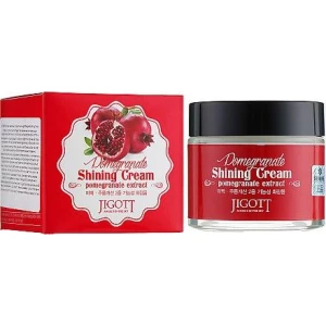 Изображение товара -  Крем для лица с гранатом JIGOTT POMEGRANATE Shining Cream, 70 мл (8809210034117)