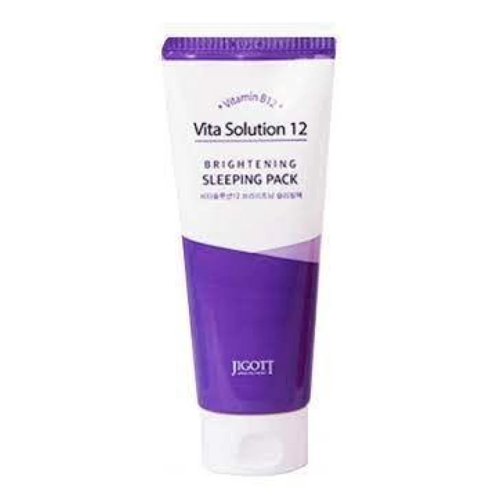 Осветляющая ночная маска JIGOTT Vita Solution 12 Brightening Sleeping Pack, 180 мл (8809541281822)