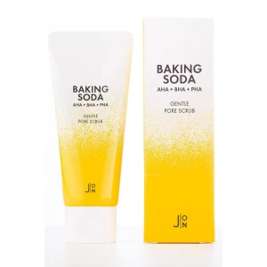 Изображение товара -  Скраб-пилинг с AHA-BHA-PHA кислотами и содой J:ON Baking Soda Gentle Pore Scrub, 50 мл (8802929005768)