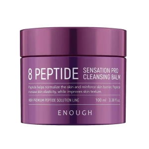Изображение товара -  Гидрофильный бальзам с коллагеном с пептидами Enough 8 Peptide Cleansing Balm, 100 мл (8809438488655)