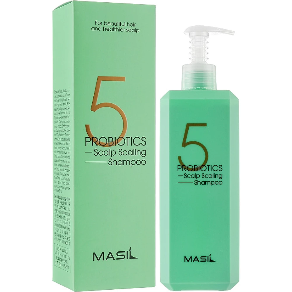 Шампунь для глубокого очищения кожи головы Masil 5 Probiotics Scalp Scaling Shampoo, 500 мл (8809744061184)