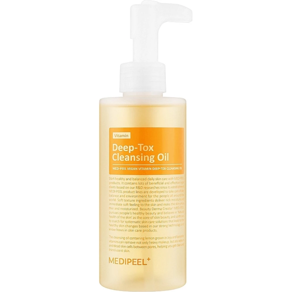 Гідрофільна олія для обличчя з вітамінами Medi-peel Vegan Vitamin Deep-Tox Cleansing Oil, 200 мл (8809941821048)