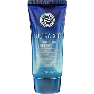 Изображение товара -  Тональный крем для лица Enough BB Ultra X10 Collagen Pro BB Cream, 50 г (8809726960405)