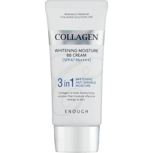 Изображение товара -  Тональный крем для лица Enough 3 in1 Whitening Moisture BB Cream SPF 47 PA+++, 50 г (8809755462109)