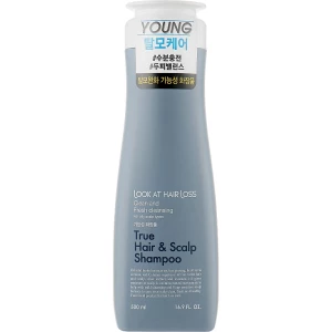 Изображение товара -  Шампунь против выпадения для жирной кожи головы Daeng Gi Meo Ri LOOK AT HAIR LOSS, 500 мл (8807779086080)