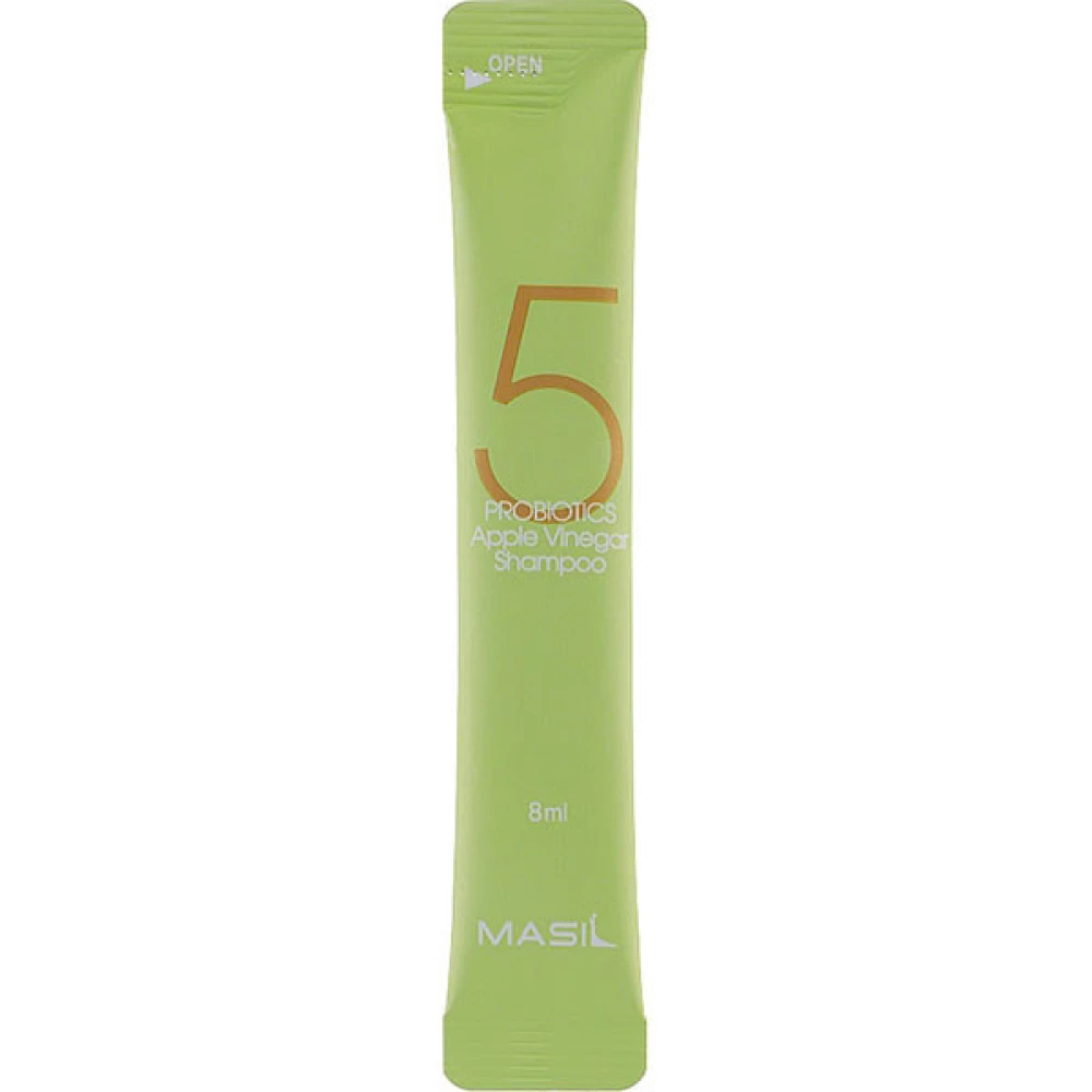 Безсульфатный шампунь с пробиотиками и яблочным уксусом Masil 5 Probiotics Apple Vinegar Shampoo, 8 мл