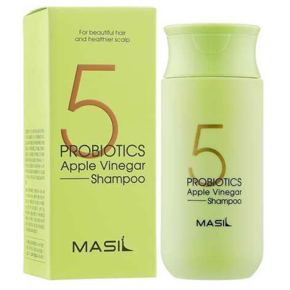 Безсульфатный шампунь с пробиотиками и яблочным уксусом Masil 5 Probiotics Apple Vinegar Shampoo, 150 мл