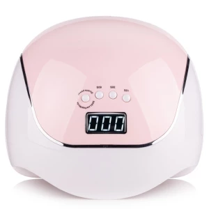 Изображение товара - Лампа для маникюра SUN LED/UV BQ-V5 120W Macaroon Pink , 1 шт (4820265501502)