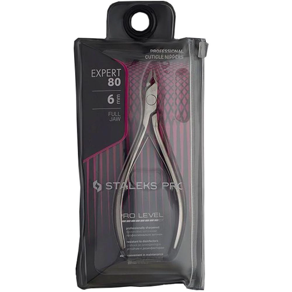 Профессиональные кусачки для кожи Staleks Expert 80 6 мм, 1 шт (4820121594990)