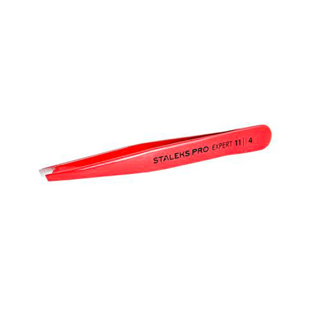 Точечный пинцет для бровей Staleks Pro Expert 11 Type 5 TE-11/5, 1 шт (4820241063192)