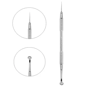 Изображение товара -  Двусторонняя косметологическая ложка Staleks Expert 20 Type 4, 1 шт (4820121590602)