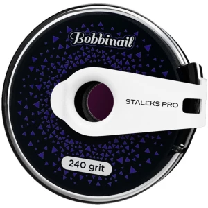 Изображение товара - Сменная абразивная лента Staleks Exsclusive Bobbinail 240 грит, 7 м (4820241060689)