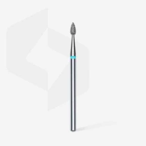 Изображение товара -  Алмазная фреза капля синяя Staleks Pro 2.3 мм/5 мм, 1 шт (4820241064694)