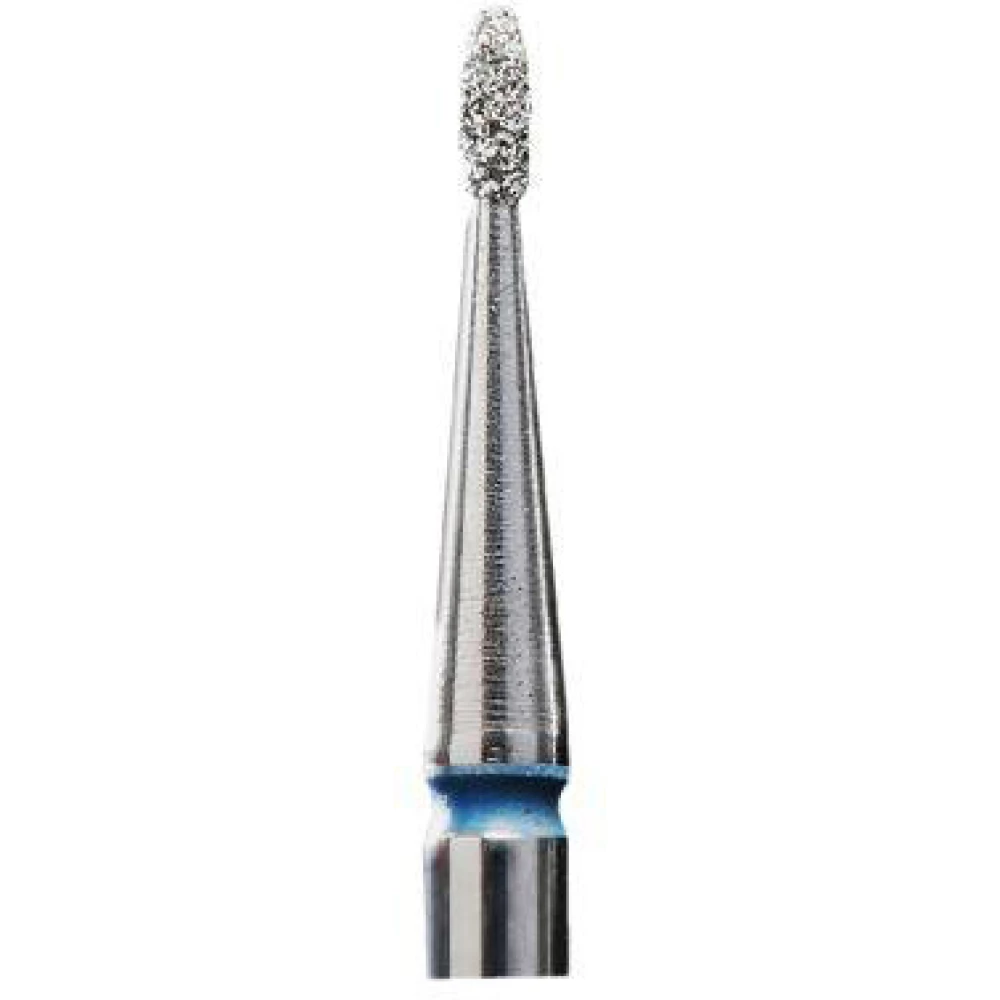 Алмазна фреза нирка закруглена синя Staleks Pro 1.2 мм/3 мм, 1 шт (4820241064793)