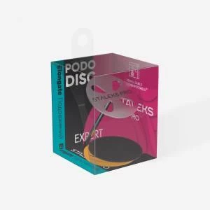 Изображение товара -  Педикюрный диск Staleks Pro Pododisc S удлиненный с комплектом сменных абразивных лент 180 грит, 5 шт