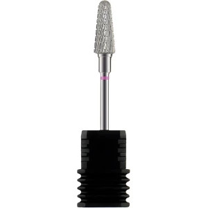 Изображение товара - Твердосплавная фреза конус усеченный фиолетовая Staleks Pro 6 мм/14 мм, 1 шт (4820241066308)