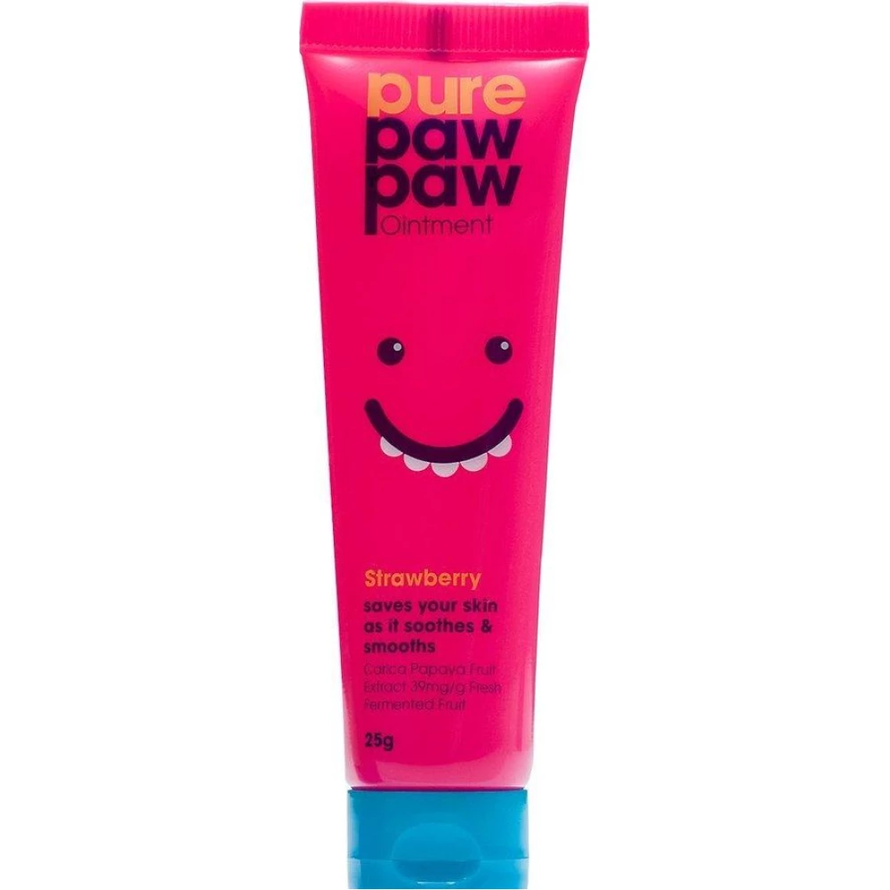Восстанавливающий бальзам для губ Strawberry Pure Paw Paw, 25 г (9329401000329)